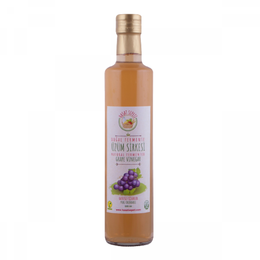 Doğal Fermente Üzüm Sirkesi (500 ml.)